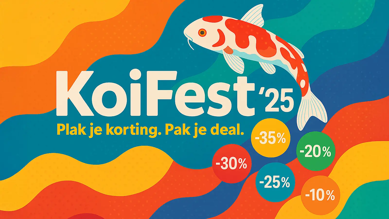 KoiFest 2025 – Het nieuwe jaarlijkse hoogtepunt voor koi- en vijverliefhebbers